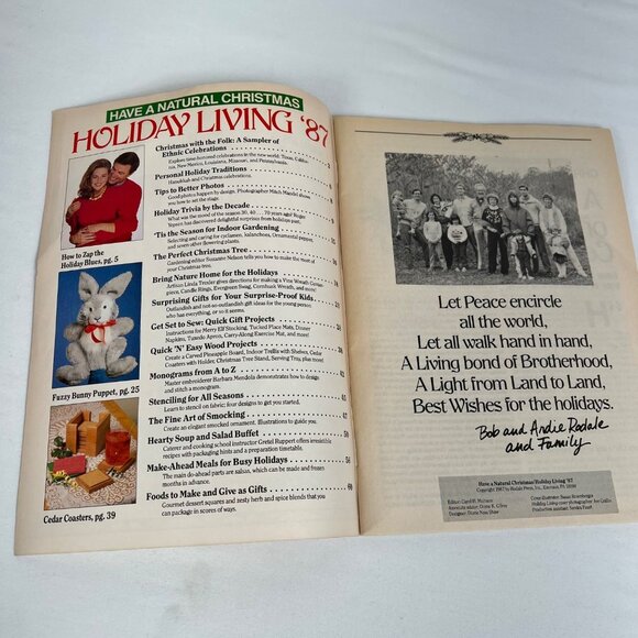 Rodales Have a Natural Christmas Booklet Recipes Gifts Over 200 Ideas 1987 - Picture 10 of 12